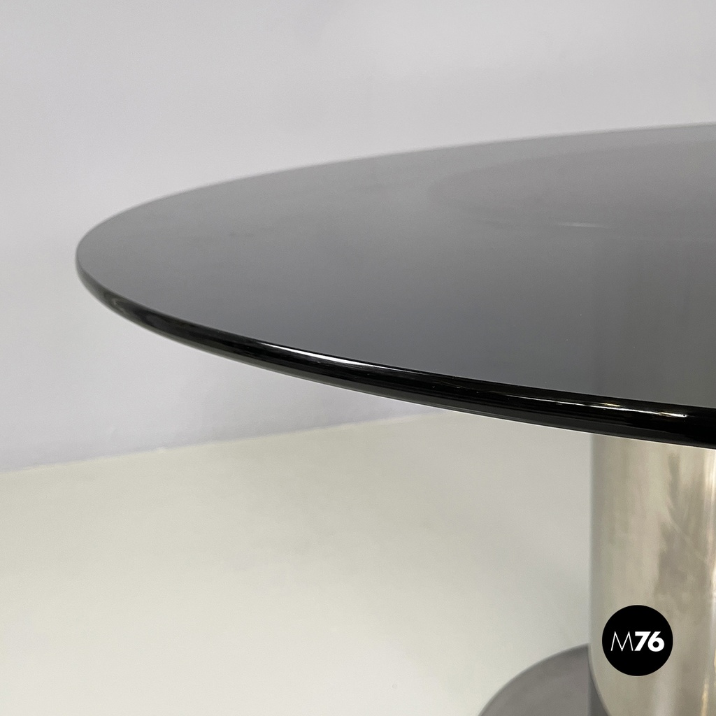Italian modern Round dining table Cidonio by Antonia Astori for Cidue, 1970s