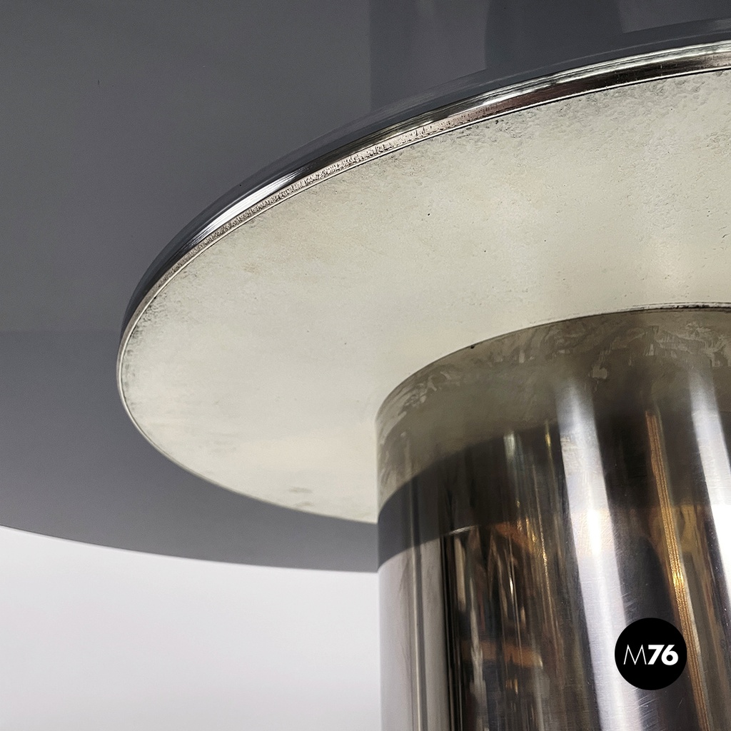 Italian modern Round dining table Cidonio by Antonia Astori for Cidue, 1970s