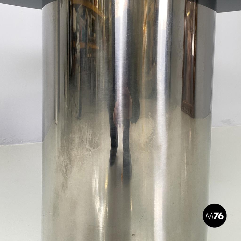 Italian modern Round dining table Cidonio by Antonia Astori for Cidue, 1970s