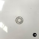 Italian mid-century modern Chandelier in green metal and plexiglass, 1970s