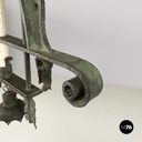 Italian antique Chandelier with eight lights in crafted wrought iron, 1930s