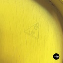 Italian mid-century modern Yellow wood folding chair Tric by Castiglioni, 1960s