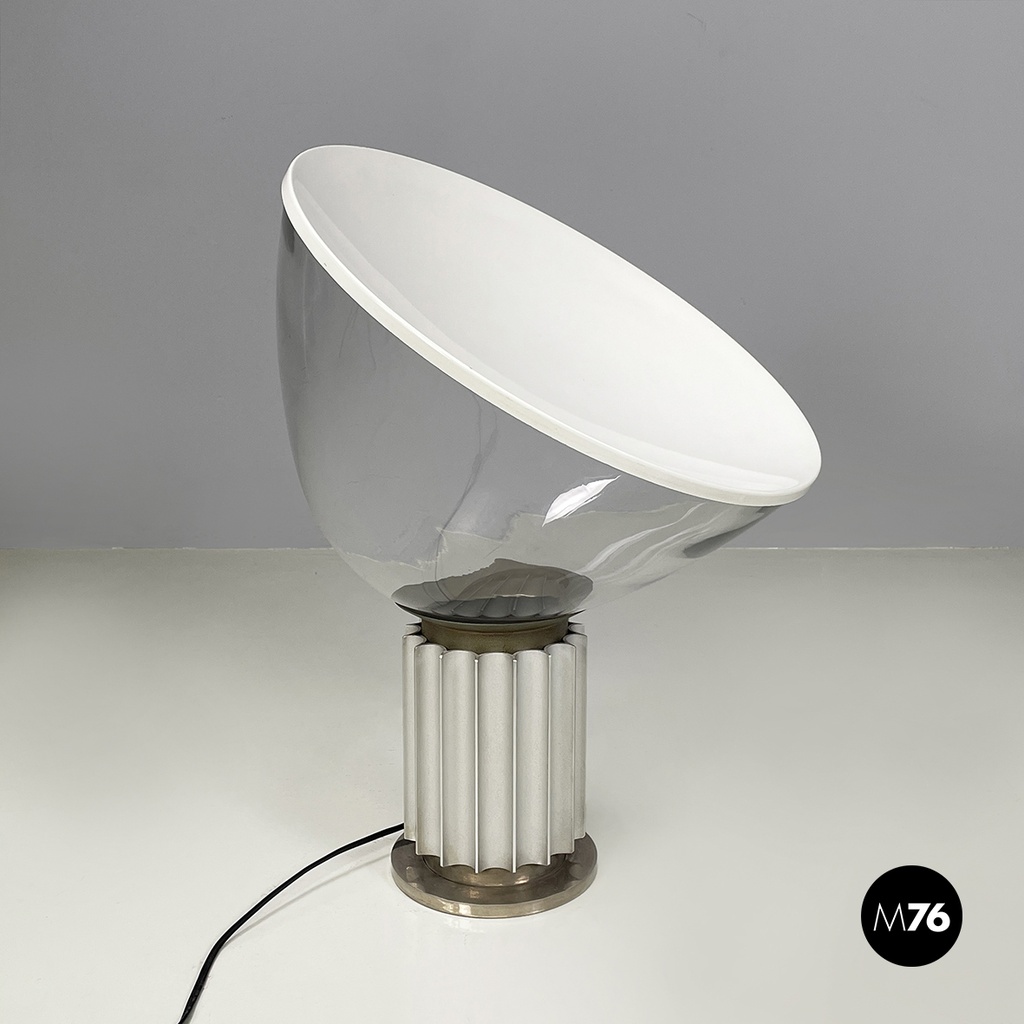 Italian mid-century modern Table lamp Taccia by Castiglioni for Flos, 1960s
