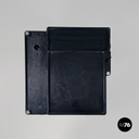 Italian modern black plastic storage trolley Boby Joe Colombo Bieffeplast, 1970s