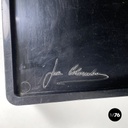 Italian modern black plastic storage trolley Boby Joe Colombo Bieffeplast, 1970s