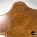 Italian antique wood pedestals with curved profiles and decorations, early 1900s