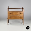 Italian modern wooden chest of drawers with visible joints La Casa Bella, 1970s