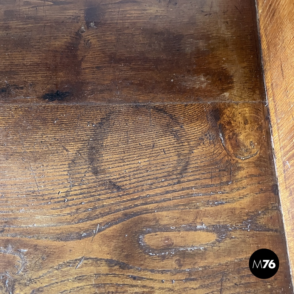 Italian modern wooden chest of drawers with visible joints La Casa Bella, 1970s