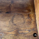 Italian modern wooden chest of drawers with visible joints La Casa Bella, 1970s