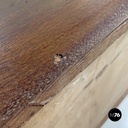 Italian modern wooden chest of drawers with visible joints La Casa Bella, 1970s