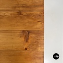 Italian modern Rectangular console table in wood, 1970s