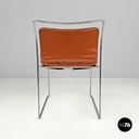 Sedia Tulu di Kazuhide Takahama per Simon Gavina in pelle color mattone, 1973