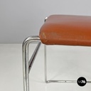 Sedia Tulu di Kazuhide Takahama per Simon Gavina in pelle color mattone, 1973