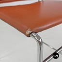 Sedia Tulu di Kazuhide Takahama per Simon Gavina in pelle color mattone, 1973