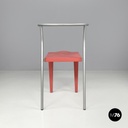 Sedie Dr Glob di Philippe Starck per Kartell in plastica rosa, 1980 ca.