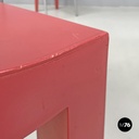 Sedie Dr Glob di Philippe Starck per Kartell in plastica rosa, 1980 ca.