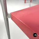 Sedie Dr Glob di Philippe Starck per Kartell in plastica rosa, 1980 ca.