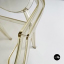 Italian modern Yellow plastic chairs Louis Ghost by Starck Kartell, 2000-2010s