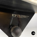 Italian modern salmon pink leather swivel office chair by Eames for ICF, 1970s