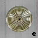 Lampadario dorato Splugen Brau di Achille e Pier Giacomo Castiglioni per Flos, 1960 ca.