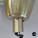 Lampadario dorato Splugen Brau di Achille e Pier Giacomo Castiglioni per Flos, 1960 ca.