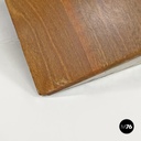 Italian modern round wooden dining table La Rotonda Mario Bellini Cassina, 1980s