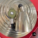 Lampadario dorato Splugen Brau di Achille e Pier Giacomo Castiglioni per Flos, 1960 ca.