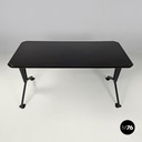 Italian mid-century modern black metal laminate desk Arco BBPR Olivetti, 1960s