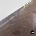 Italian mid-century modern black metal laminate desk Arco BBPR Olivetti, 1960s