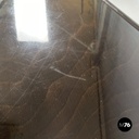 Italian mid-century modern black metal laminate desk Arco BBPR Olivetti, 1960s