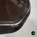 Italian mid-century modern black metal laminate desk Arco BBPR Olivetti, 1960s