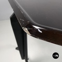 Italian mid-century modern black metal laminate desk Arco BBPR Olivetti, 1960s