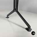 Italian mid-century modern black metal laminate desk Arco BBPR Olivetti, 1960s