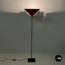 Italian modern floor lamp Kasuko in red metal by De Pas D’Urbino Lomazzi, 1970s