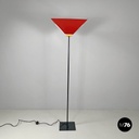 Italian modern floor lamp Kasuko in red metal by De Pas D’Urbino Lomazzi, 1970s