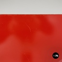 Italian modern floor lamp Kasuko in red metal by De Pas D’Urbino Lomazzi, 1970s