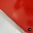 Italian modern floor lamp Kasuko in red metal by De Pas D’Urbino Lomazzi, 1970s