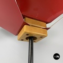 Italian modern floor lamp Kasuko in red metal by De Pas D’Urbino Lomazzi, 1970s