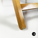 Italian mid-century Deck chair in red fabric and wood by fratelli Reguitti 1960s