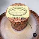 Italian party set with leather hatbox, top hat, mask, pipe and bow tie mid 1900s