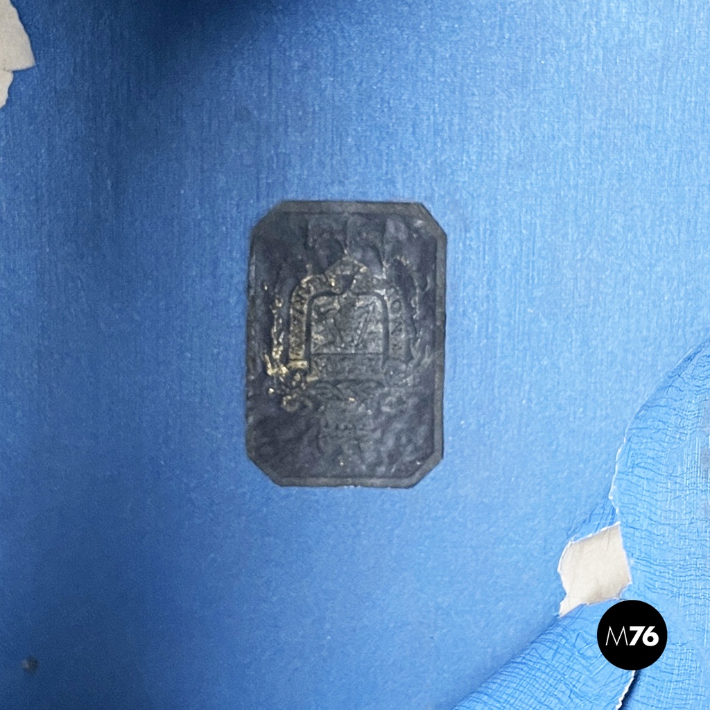 Italian party set with leather hatbox, top hat, mask, pipe and bow tie mid 1900s