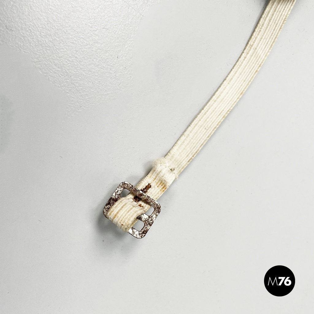 Italian party set with leather hatbox, top hat, mask, pipe and bow tie mid 1900s