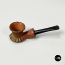 Italian party set with leather hatbox, top hat, mask, pipe and bow tie mid 1900s