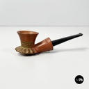 Italian party set with leather hatbox, top hat, mask, pipe and bow tie mid 1900s