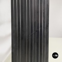 Italian modern Self-supporting bookcases in black plastic by Robots, 1990s