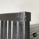 Italian modern Self-supporting bookcases in black plastic by Robots, 1990s