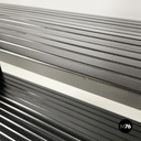 Italian modern Self-supporting bookcases in black plastic by Robots, 1990s