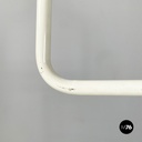 Italian modern White metal valet stand coat hanger by Gieffe, 1970s