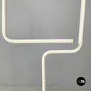 Italian modern White metal valet stand coat hanger by Gieffe, 1970s