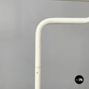 Italian modern White metal valet stand coat hanger by Gieffe, 1970s